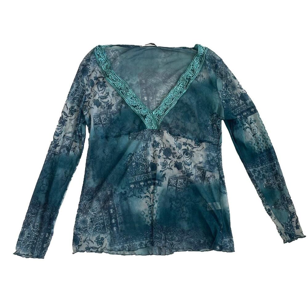 Vintage mesh top